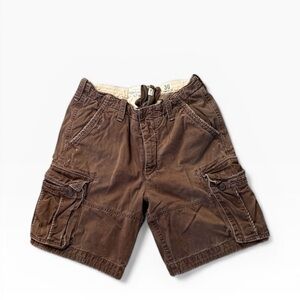 Abercrombie & Fitch Dark Brown Cargo Shorts